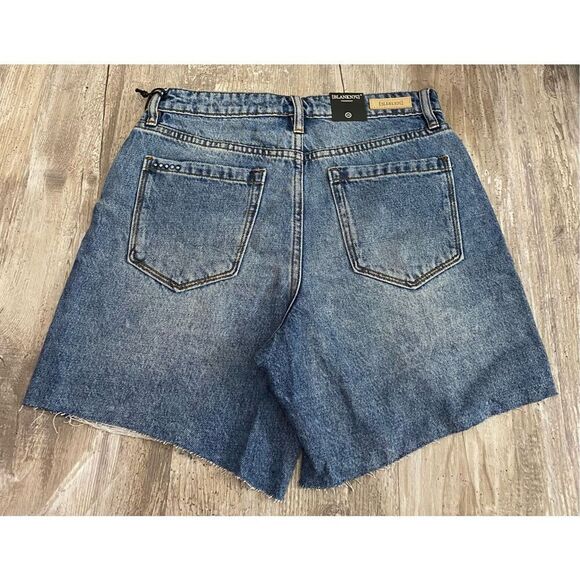 Blank NYC Work With Me High Rise Distressed Shorts Women’s Sz 2/26 - Picture 2 of 3